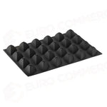 STAMPO PAVOFLEX IN SILICONE TRILO 600 X 400 MM - 24 IMPRONTE 75 X 72 X H 58 MM - VOL.96 ML - PX066 - PAVONI ITALIA
