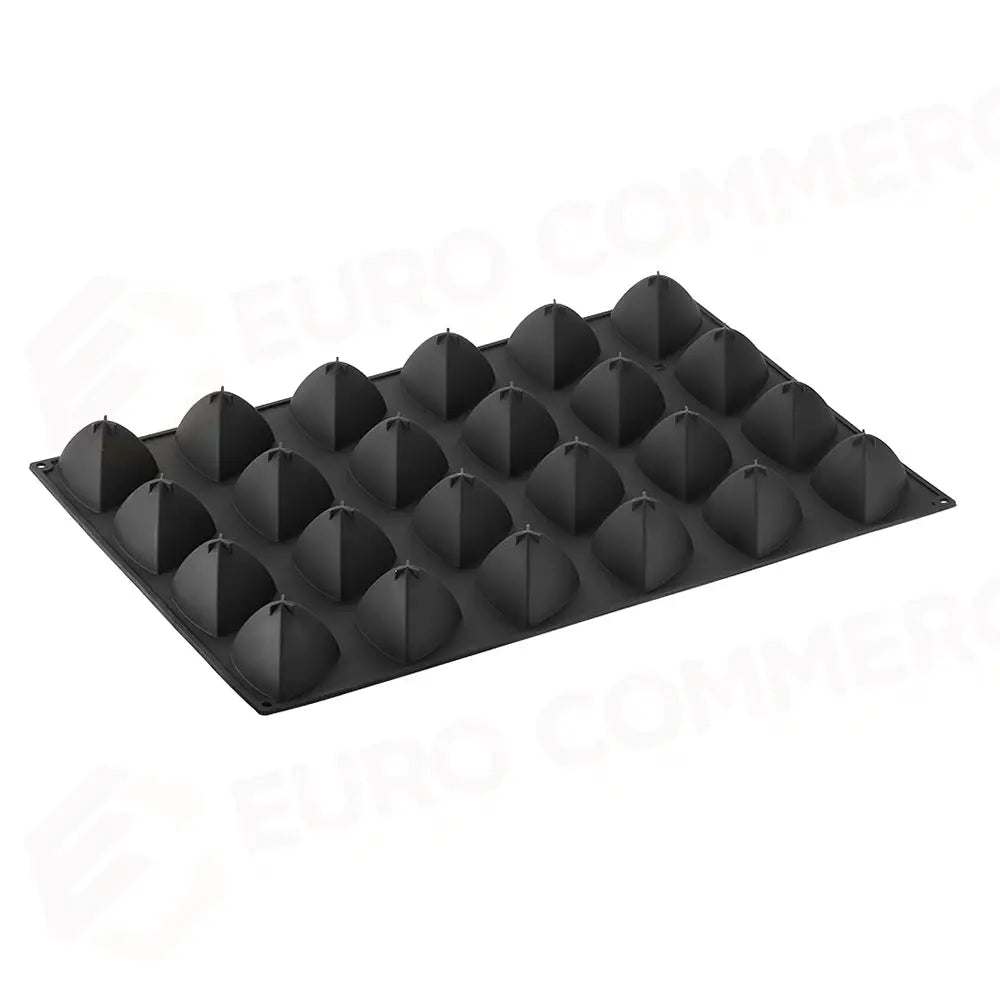 STAMPO PAVOFLEX IN SILICONE TRILO 600 X 400 MM - 24 IMPRONTE 75 X 72 X H 58 MM - VOL.96 ML - PX066 - PAVONI ITALIA