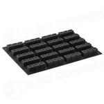 STAMPO PAVOFLEX IN SILICONE TRITTICO 600 X 400 MM - 20 IMPRONTE 120 X 32 X H 32 MM - VOL.115 ML - PX015 - PAVONI ITALIA