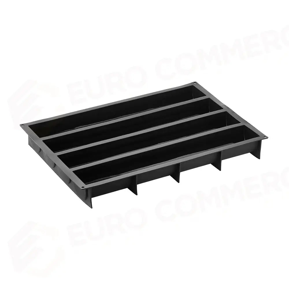 STAMPO PAVOFLEX IN SILICONE TRONCHETTO 600 X 400 MM - 4 IMPRONTE 560 X 80 X H 63 MM - VOL.237 - PX059 - PAVONI ITALIA