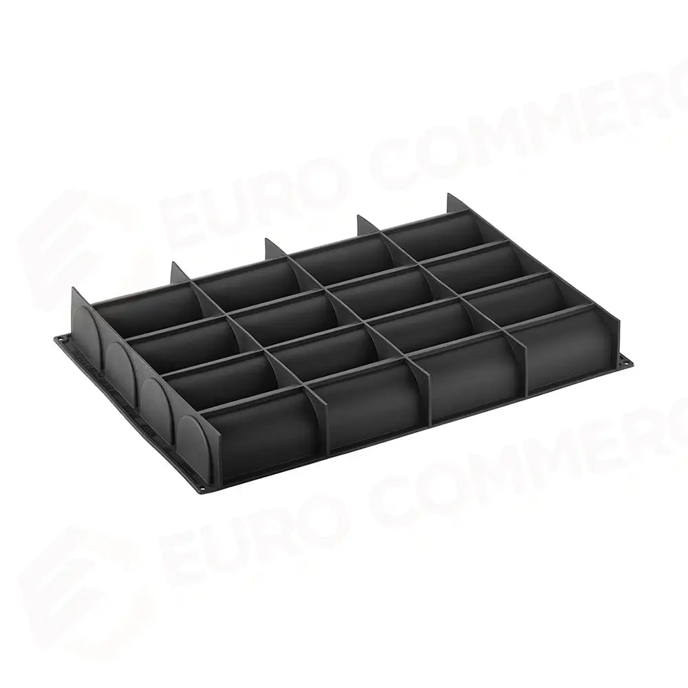 STAMPO PAVOFLEX IN SILICONE TRONCHETTO 600 X 400 MM - 4 IMPRONTE 560 X 80 X H 63 MM - VOL.237 - PX059 - PAVONI ITALIA