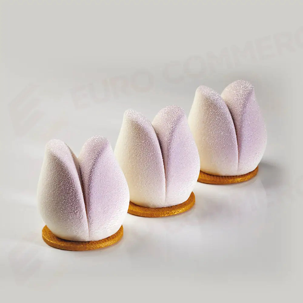 STAMPO PAVOFLEX IN SILICONE TULIP 400 X 300 MM - 20 IMPRONTE 55 X H 56 MM - VOL. 90 ML + PACK - BACHOUR - PX4365S