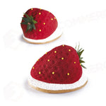 STAMPO PAVOFLEX IN SILICONE TUTTIFRUTTI 400 X 300 MM - 20 IMPRONTE FRAGOLA 71 X 54 X H 46 MM - VOL.90 ML + PACK