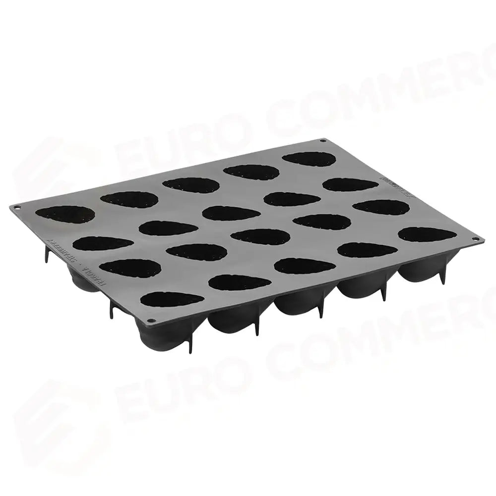 STAMPO PAVOFLEX IN SILICONE TUTTIFRUTTI 400 X 300 MM - 20 IMPRONTE FRAGOLA 71 X 54 X H 46 MM - VOL.90 ML + PACK