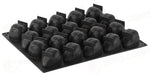 STAMPO PAVOFLEX IN SILICONE TUTTIFRUTTI 400 X 300 MM - 20 IMPRONTE FRAGOLA 71 X 54 X H 46 MM - VOL.90 ML + PACK