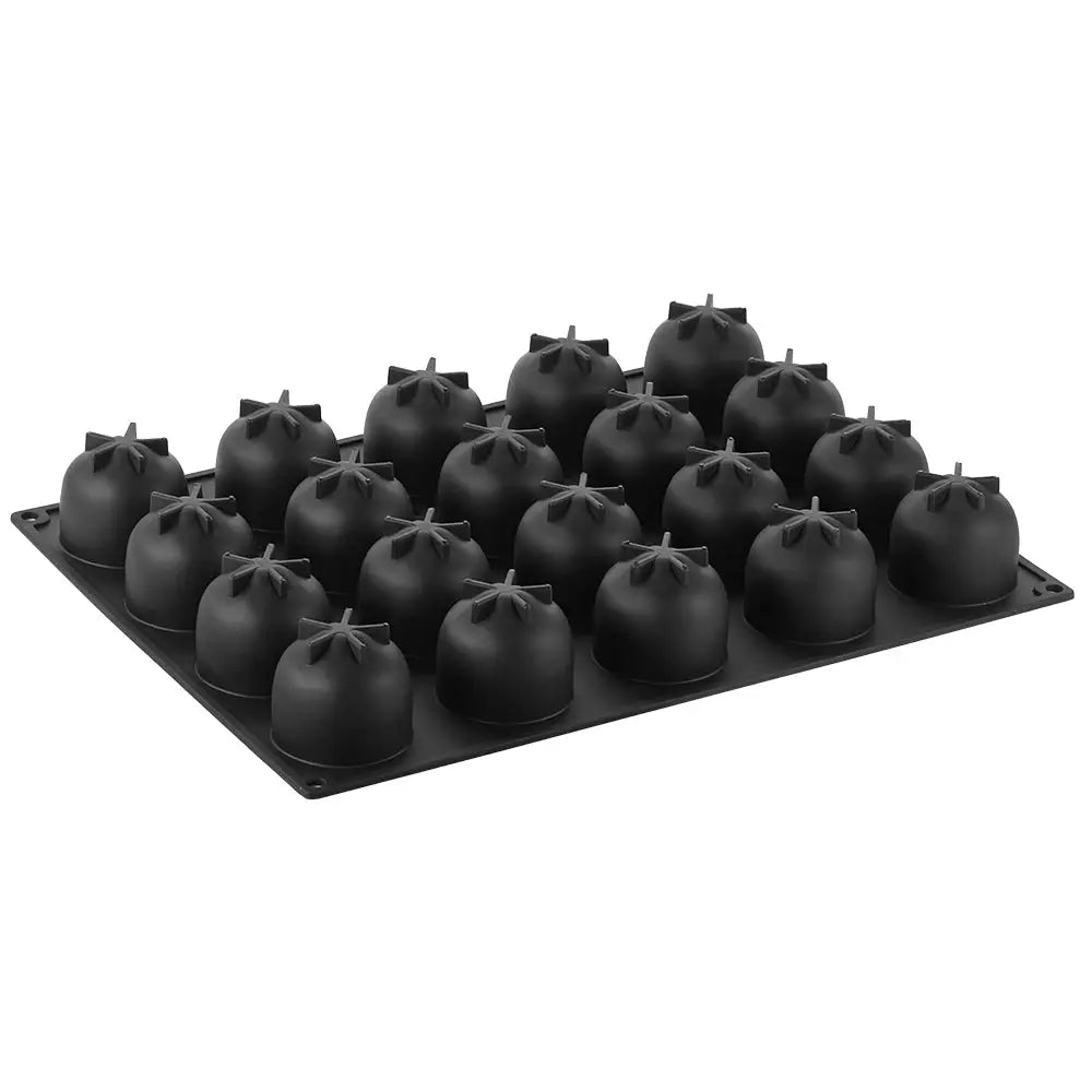 STAMPO PAVOFLEX IN SILICONE TUTTIFRUTTI 400 X 300 MM - 20 IMPRONTE MANDARINO Ø 57 X H 50 MM - VOL.90 ML + PACK