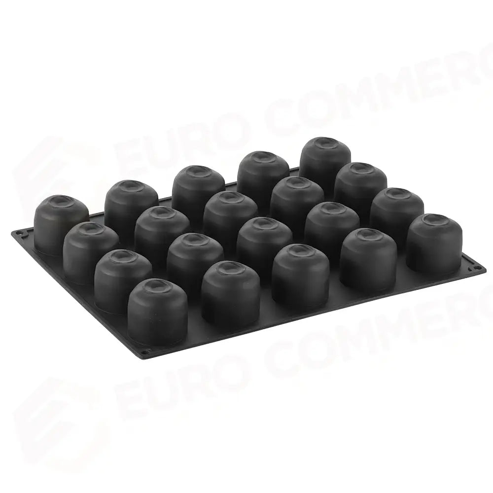 STAMPO PAVOFLEX IN SILICONE TUTTIFRUTTI 400 X 300 MM - 20 IMPRONTE MELA Ø 55 X H 48 MM - VOL.90 ML + PACK - PX4330S