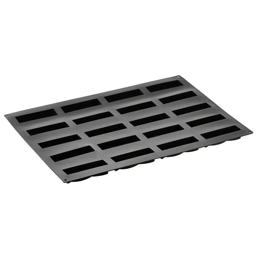 STAMPO PAVOFLEX IN SILICONE TWIST 600 X 400 MM - 20 IMPRONTE 122 X 32 X H 33 MM - VOL.100 ML - PX042 - PAVONI ITALIA