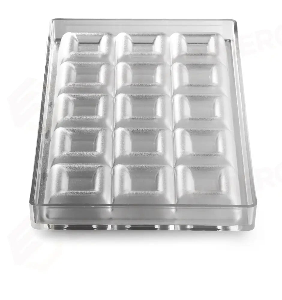 STAMPO PER MAXI TAVOLETTE IN CIOCCOLATO MAXI CHOCO COMASCHI - MM 250X150XH 20 VOL. ~ 600 G 1 IMPRONTA - DIM STAMPO MM
