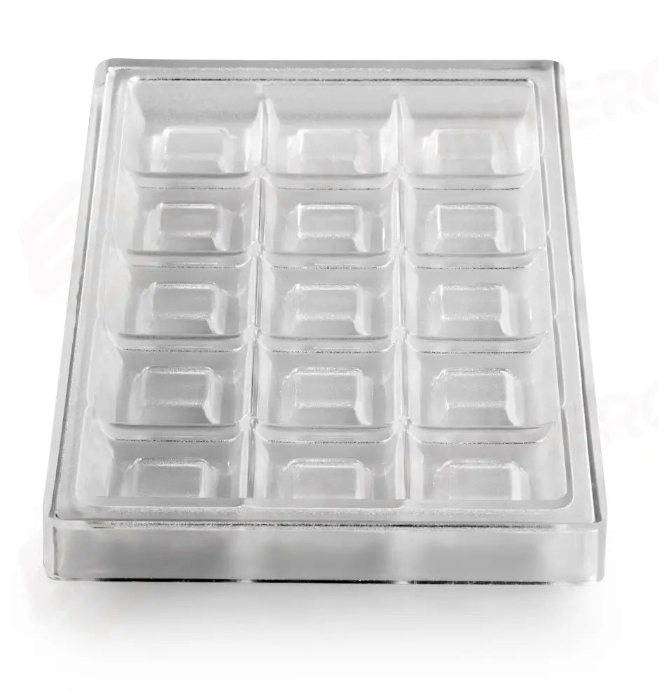 STAMPO PER MAXI TAVOLETTE IN CIOCCOLATO MAXI CHOCO COMASCHI - MM 250X150XH 20 VOL. ~ 600 G 1 IMPRONTA - DIM STAMPO MM