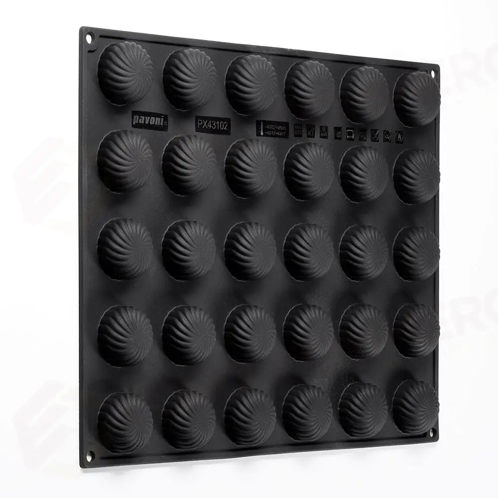 STAMPO PER MINIPORZIONI PAVOFLEX 400X300 CALEIDON 30 IMPRONTE - Ø MM 40X20 H - VOL. ~ 20 - PX43102S - PAVONI ITALIA