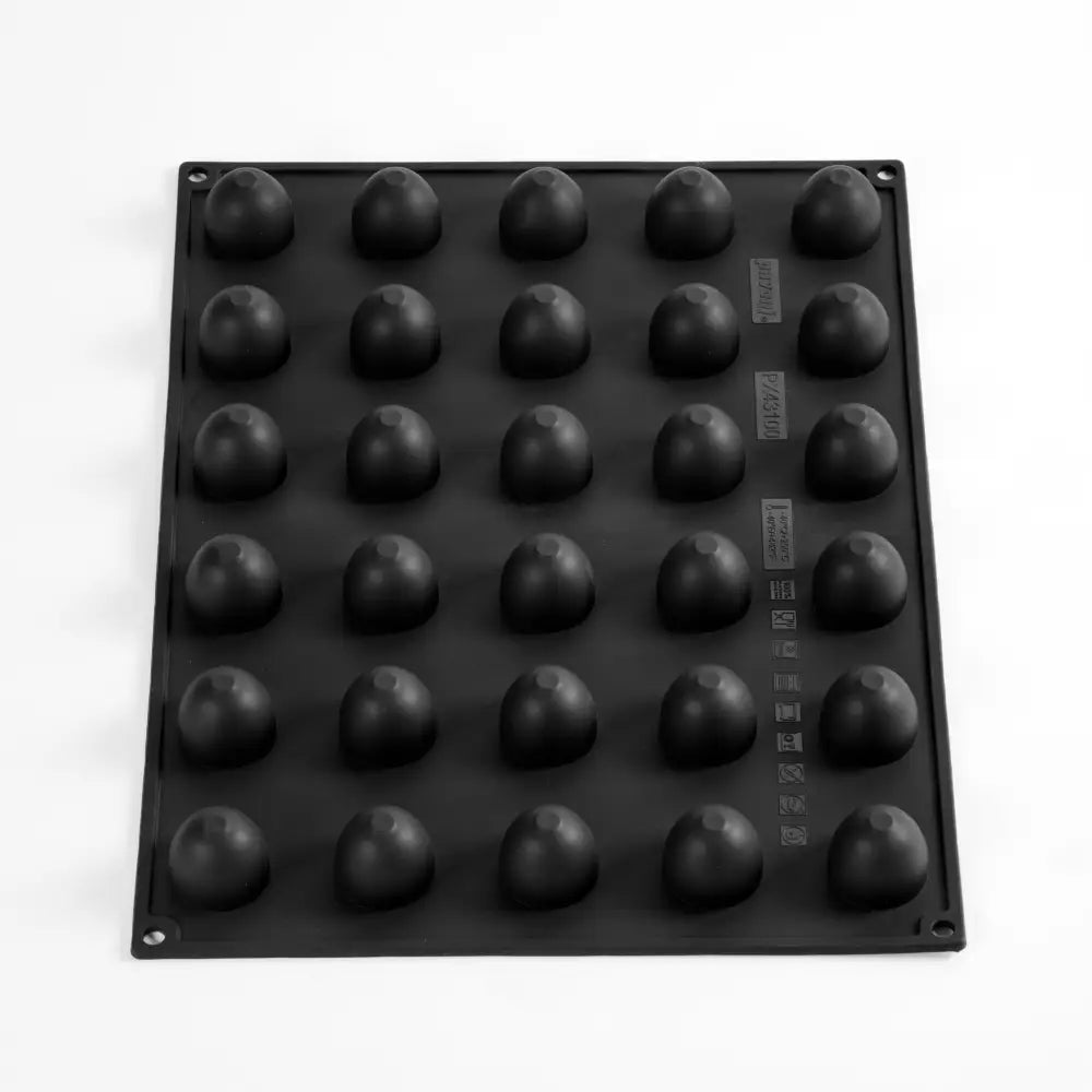 STAMPO PER MINIPORZIONI PAVOFLEX 400X300 KUPOLA 30 IMPRONTE - Ø MM 34X30 H - VOL. ~ 20 ML - PX43100S - PAVONI ITALIA