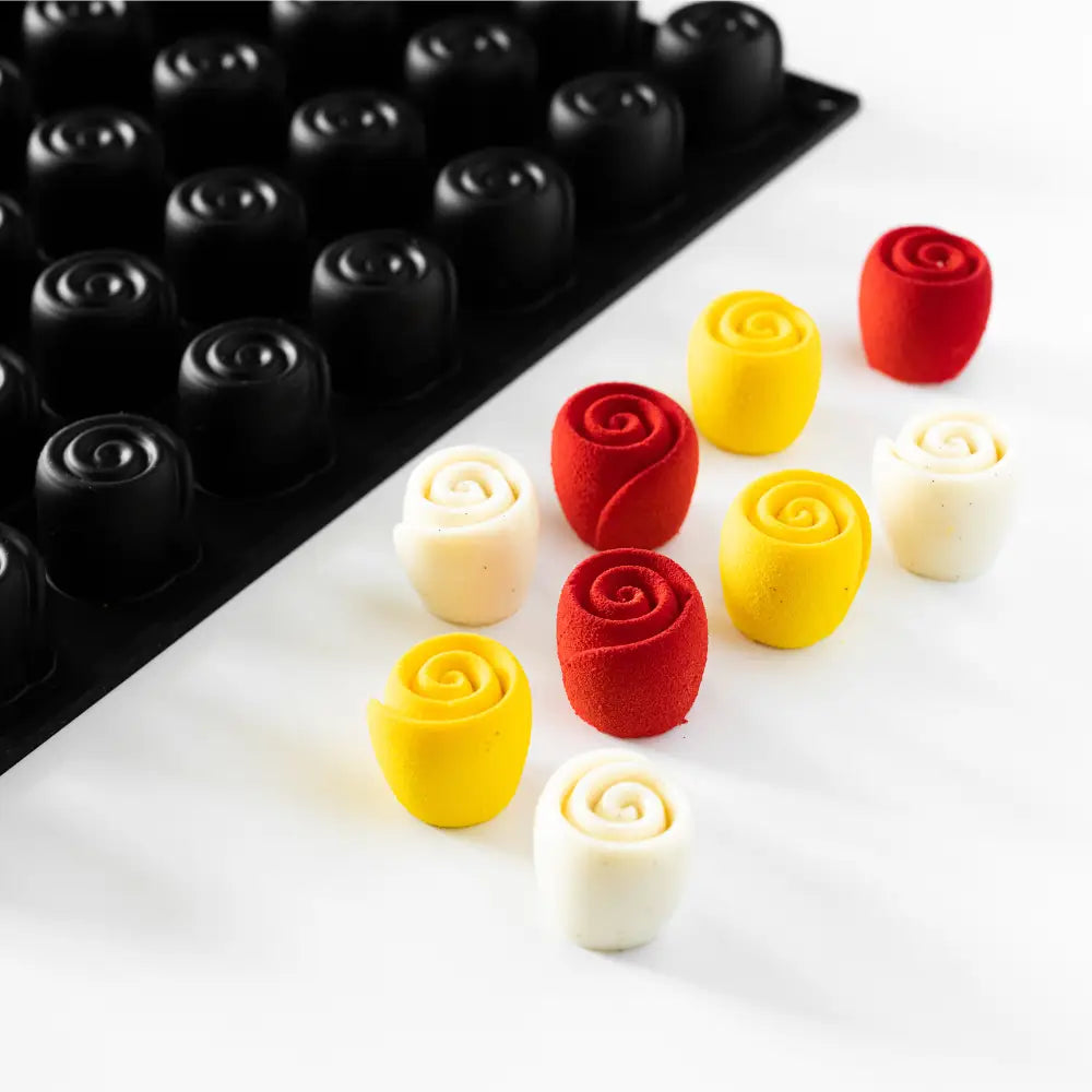 STAMPO PER MINIPORZIONI PAVOFLEX 400X300 MM VOLUPTÉ MAXENCE BARBOT 48 IMPRONTE - Ø MM 35X30 H - VOL. ~ 20 ML - PX43109S