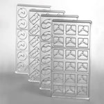 STAMPO PER PRALINE ABYSS BY DAVIDE COMASCHI MM 275X135 18 PEZZI 31 X 31 X H 12,5 MM - VOL. - PC66FR - PAVONI ITALIA