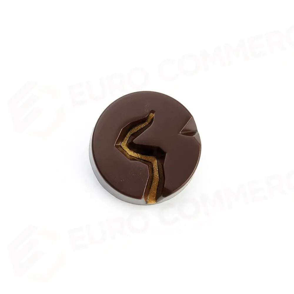 STAMPO PER PRALINE ABYSS BY DAVIDE COMASCHI MM 275X135 18 PEZZI Ø 33 H 12,5 MM - VOL. 10 G - PC67FR - PAVONI ITALIA