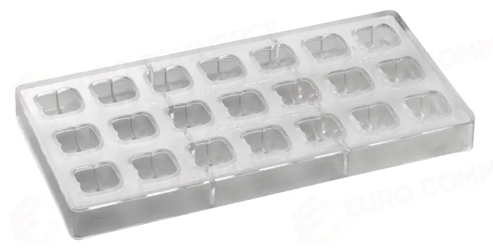 STAMPO PER PRALINE BONBONS BACHOUR MM 275X135 21 PEZZI 26 X 26 X 16 H - VOL. 10 GR - PC64FR - PAVONI ITALIA - STAMPI