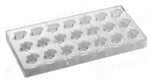STAMPO PER PRALINE BONBONS BACHOUR MM 275X135 21 PEZZI 33 X 22 X 16 H - VOL. 10 GR - PC60FR - PAVONI ITALIA - STAMPI