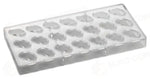 STAMPO PER PRALINE BONBONS BACHOUR MM 275X135 21 PEZZI 35 X 24 X H 17 MM - VOL. 10 GR - PC44FR - PAVONI ITALIA - STAMPI