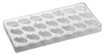 STAMPO PER PRALINE BONBONS BACHOUR MM 275X135 21 PEZZI 38 X 26 X H 18 MM - VOL. 10 GR - PC39FR - PAVONI ITALIA - STAMPI