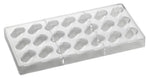 STAMPO PER PRALINE BONBONS BACHOUR MM 275X135 21 PEZZI 40 X 18 X H 16 MM - VOL. 10 GR - PC46FR - PAVONI ITALIA - STAMPI