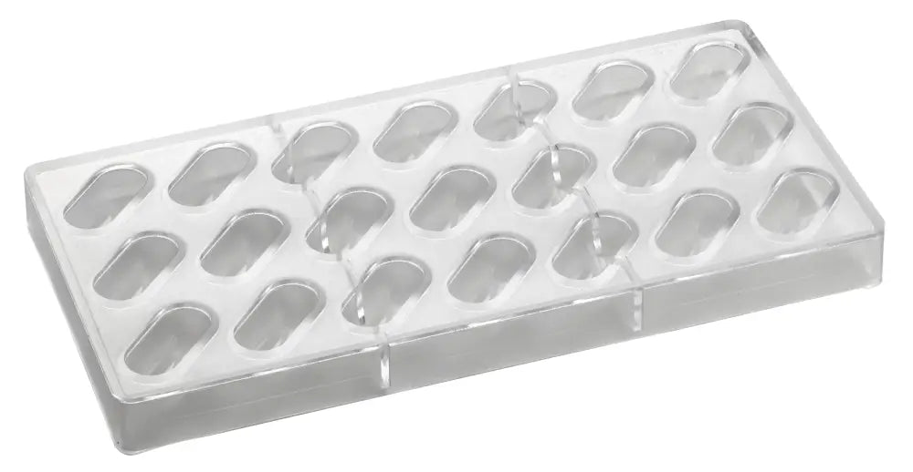 STAMPO PER PRALINE BONBONS BACHOUR MM 275X135 21 PEZZI 40 X 18 X H 16 MM - VOL. 10 GR - PC46FR - PAVONI ITALIA - STAMPI