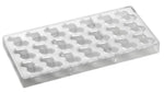 STAMPO PER PRALINE BONBONS BACHOUR MM 275X135 21 PEZZI 44 X 24 X H 20 MM - VOL. 10 GR - PC38FR - PAVONI ITALIA - STAMPI