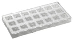 STAMPO PER PRALINE ICONIC MM 275X135 21 PEZZI - 26 X 26 X H 16 MM - VOL. 10 GR - PC51FR - PAVONI ITALIA - STAMPI