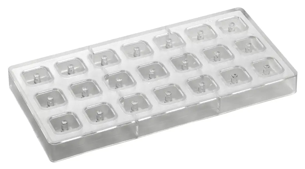 STAMPO PER PRALINE ICONIC MM 275X135 21 PEZZI - 26 X 26 X H 16 MM - VOL. 10 GR - PC51FR - PAVONI ITALIA - STAMPI