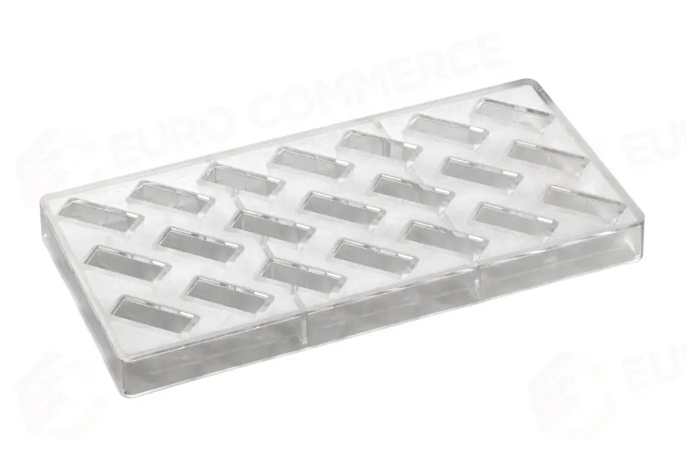 STAMPO PER PRALINE INNOVATION MM 275X135 21 PEZZI 14 X 37 X H 19 MM - VOL. 10 GR - PC01FR - PAVONI ITALIA - STAMPI