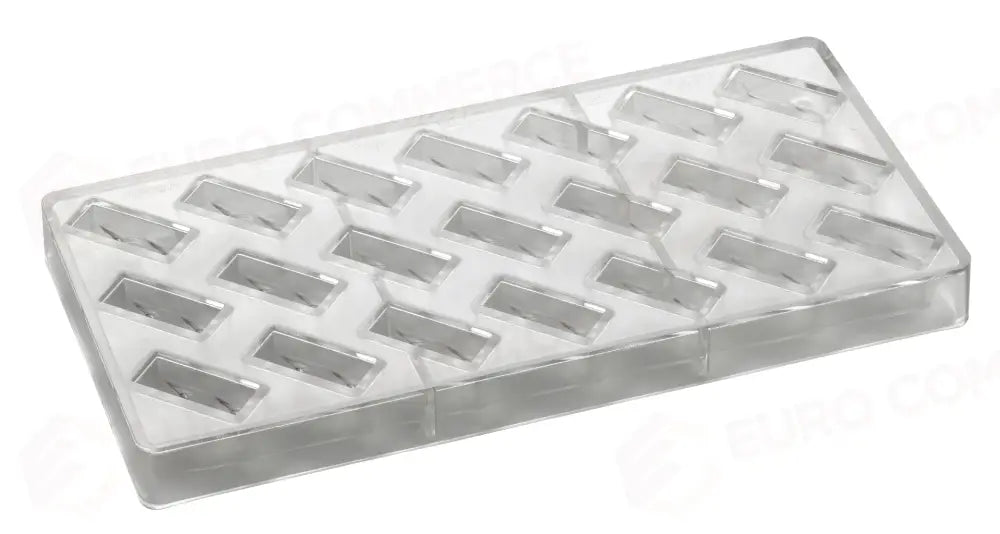 STAMPO PER PRALINE INNOVATION MM 275X135 21 PEZZI 15 X 37 X H 19 MM - VOL. 10 GR - PC04FR - PAVONI ITALIA - STAMPI