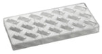 STAMPO PER PRALINE INNOVATION MM 275X135 21 PEZZI 17 X 37 X H 17 MM - VOL. 10 GR - PC02FR - PAVONI ITALIA - STAMPI