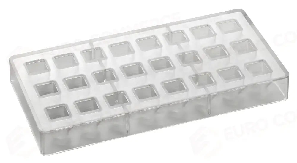 STAMPO PER PRALINE INNOVATION MM 275X135 21 PEZZI 18 X 18 X H 20 MM - VOL. 10 GR - PC23FR - PAVONI ITALIA - STAMPI
