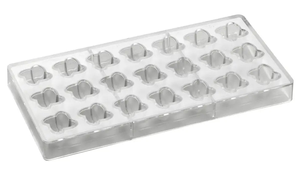STAMPO PER PRALINE INNOVATION MM 275X135 21 PEZZI 30 X 30 X H 18 MM - VOL. 10 GR - PC12FR - PAVONI ITALIA - STAMPI