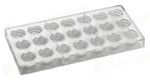 STAMPO PER PRALINE INNOVATION MM 275X135 21 PEZZI Ø 30 X H 17 MM - VOL. 10 GR - PC11FR - PAVONI ITALIA - STAMPI