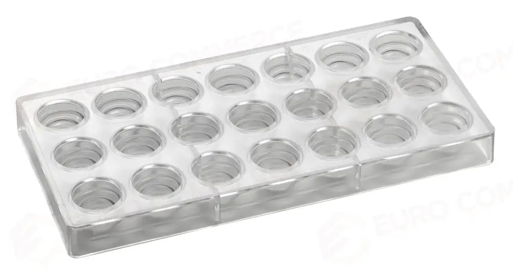 STAMPO PER PRALINE INNOVATION MM 275X135 21 PEZZI Ø 30 X H 17 MM - VOL. 10 GR - PC11FR - PAVONI ITALIA - STAMPI