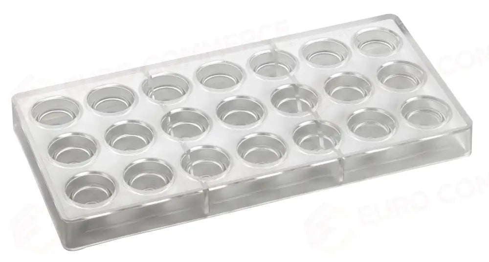 STAMPO PER PRALINE INNOVATION MM 275X135 21 PEZZI Ø 31 X H 20 MM - VOL. 10 GR - PC16FR - PAVONI ITALIA - STAMPI