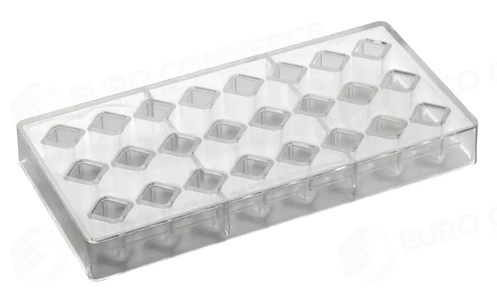 STAMPO PER PRALINE INNOVATION MM 275X135 24 PEZZI 18 X 18 X H 28 MM - VOL. 10 GR - PC21FR - PAVONI ITALIA - STAMPI