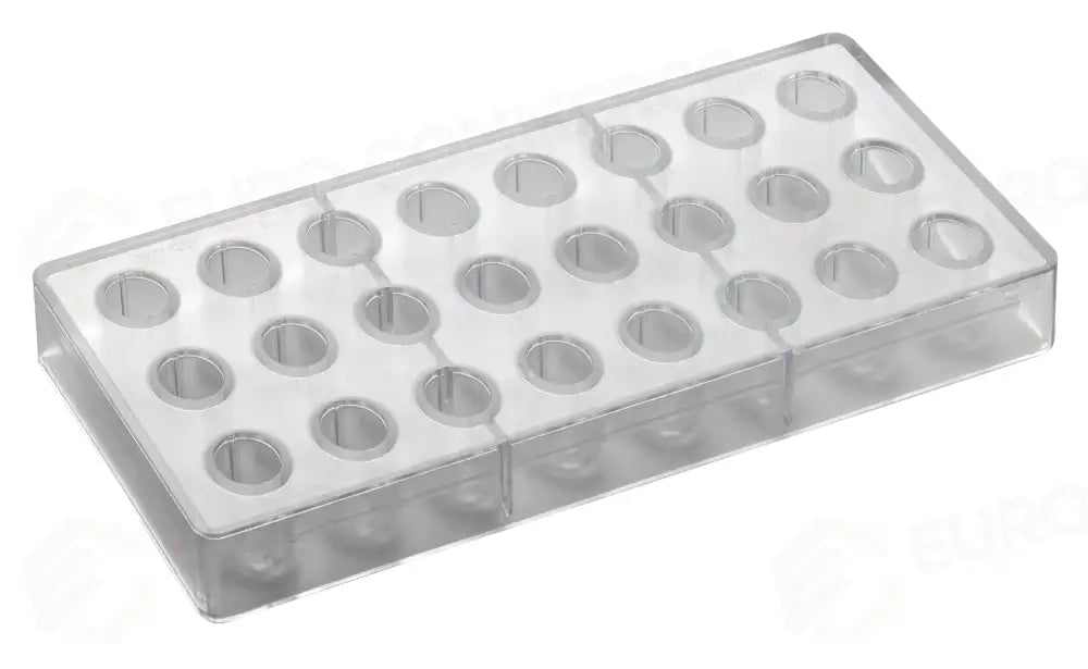 STAMPO PER PRALINE INNOVATION MM 275X135 24 PEZZI 22 X 18 X H 28 MM - VOL. 10 GR - PC19FR - PAVONI ITALIA - STAMPI