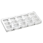 STAMPO PER PRALINE MAGNETICI MM 275X135 15 PEZZI 35 X 30 MM - VOL. 15 GR - MM12FR - PAVONI ITALIA - STAMPI