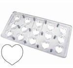 STAMPO PER PRALINE MAGNETICI MM 275X135 15 PEZZI Ø 30 MM - VOL. 10 GR - MM14FR - PAVONI ITALIA - STAMPI