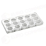 STAMPO PER PRALINE MAGNETICI MM 275X135 15 PEZZI Ø 30 MM - VOL. 13 GR - MM11FR - PAVONI ITALIA - STAMPI