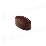STAMPO PER PRALINE OVALI ARTISANAL MM 275X135 21 PEZZI LINEA MM 37X21X14 H - VOL. 10 GR - PC109FR - PAVONI ITALIA