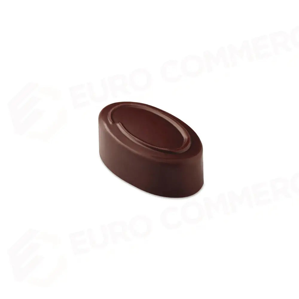 STAMPO PER PRALINE OVALI ARTISANAL MM 275X135 21 PEZZI LINEA MM 37X21X14 H - VOL. 10 GR - PC109FR - PAVONI ITALIA
