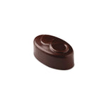 STAMPO PER PRALINE OVALI ARTISANAL MM 275X135 21 PEZZI NODO MM 37X21X14 H - VOL. 10 GR - PC111FR - PAVONI ITALIA