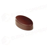 STAMPO PER PRALINE OVALI ARTISANAL MM 275X135 21 PEZZI OVALE LISCIA MM 37X21X14 H - VOL. 10 - PC115FR - PAVONI ITALIA