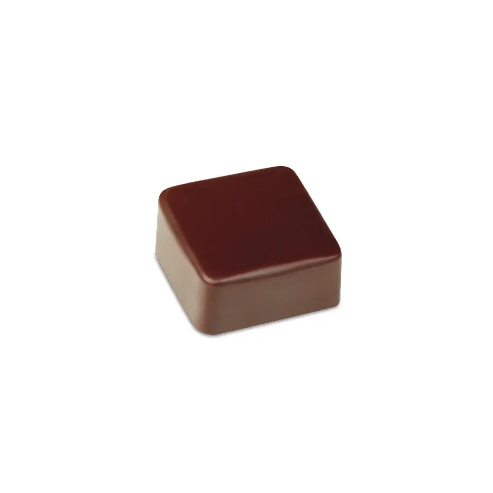 STAMPO PER PRALINE QUADRATE ARTISANAL MM 275X135 21 PEZZI QUADRATA LISCIA MM 26X26X13 H - VOL. 10 GR - PC112FR - PAVONI
