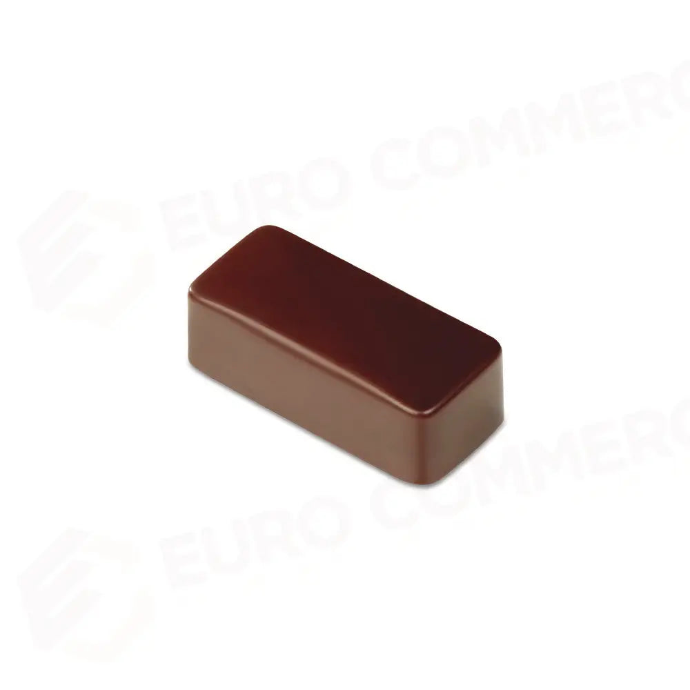 STAMPO PER PRALINE RETTANGOLARI ARTISANAL MM 275X135 21 PEZZI RETTANGOLARE LISCIA MM 37X16X14 H - VOL. 10 GR - PC114FR