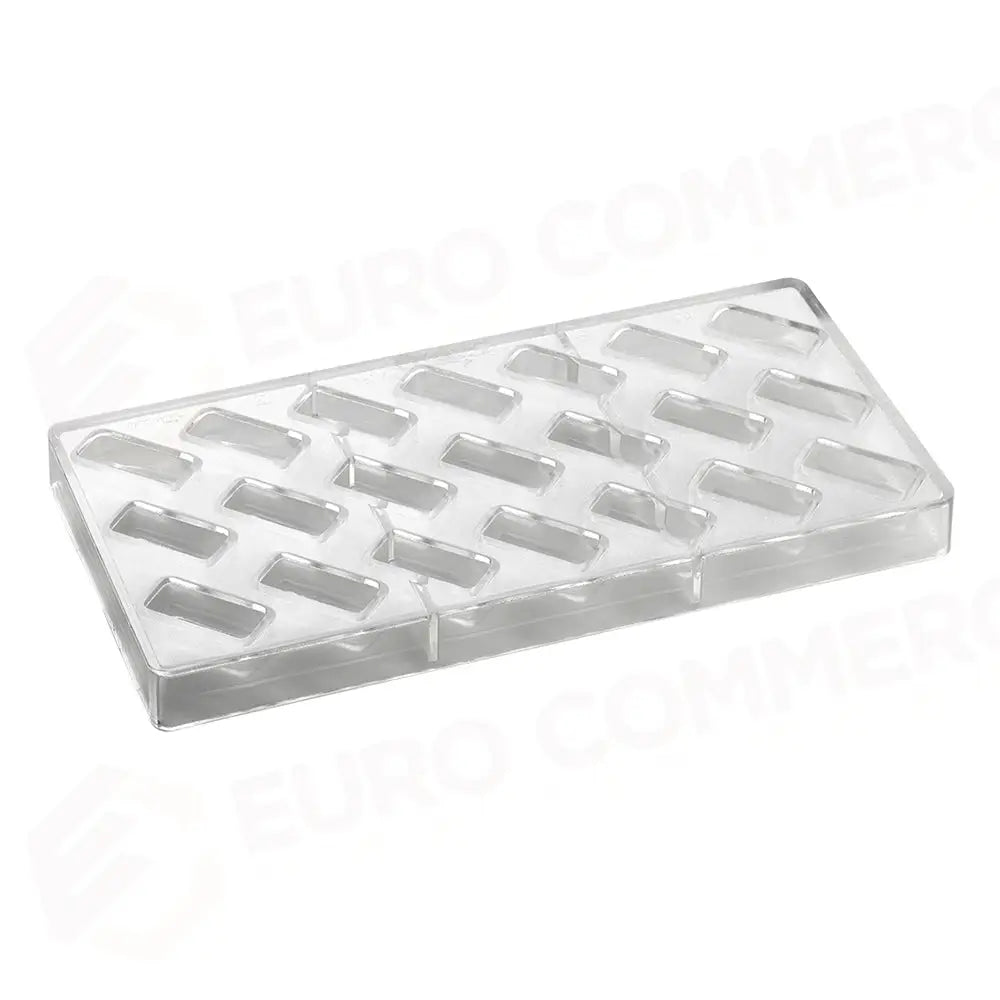 STAMPO PER PRALINE RETTANGOLARI ARTISANAL MM 275X135 21 PEZZI LINEA MM 37X16X14 H - VOL. 1 - PC106FR - PAVONI ITALIA