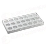 STAMPO PER PRALINE ROTONDE ARTISANAL MM 275X135 21 PEZZI LINEA Ø 28 X H 14 MM - VOL. 10 GR - PC100FR - PAVONI ITALIA