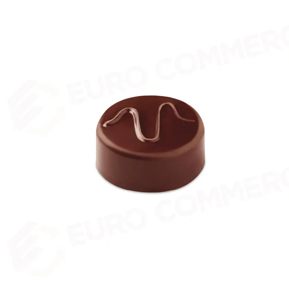 STAMPO PER PRALINE ROTONDE ARTISANAL MM 275X135 21 PEZZI ONDA Ø MM 29X14 H - VOL. 10 GR - PC102FR - PAVONI ITALIA
